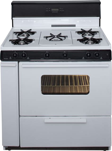 36 inch white gas stove